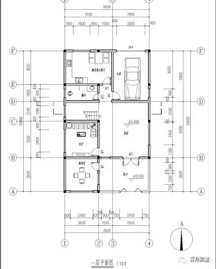 占地135平方米的三農村別墅設計圖，帶大露臺+農家小院，非常適合鄉村自建。