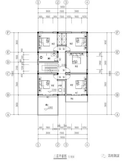 占地135平方米的三農村別墅設計圖，帶大露臺+農家小院，非常適合鄉村自建。