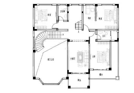 14×14米三層新農村自建房，主體造價42萬左右。
