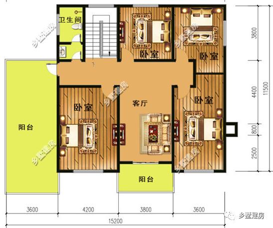 兩款15X11米農村小別墅，不僅顏值高，而且還實用，要是建上一棟啊，想低調都難嘍！