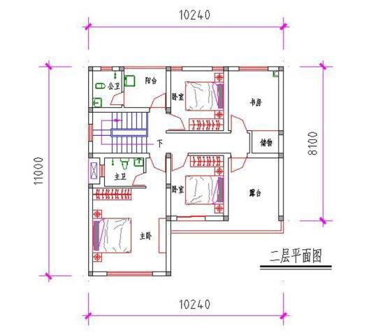 10×11米二層自建房，徽派建筑風格，低調而典雅，室內布局合理，功能齊全。