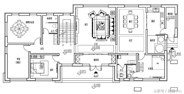 兩棟兩層簡歐別墅設計圖，帶酒窖+土灶+鍋爐房，居住使用功能非常齊全，非常適合北方居住。