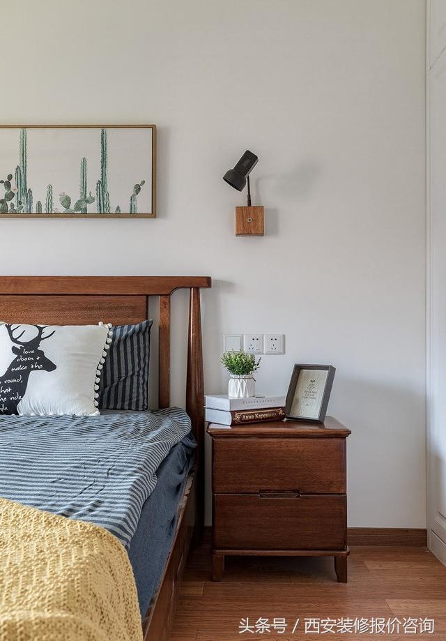 三室兩廳簡歐風裝修，老婆花6萬半包給裝修公司，最后效果超贊，很溫馨。