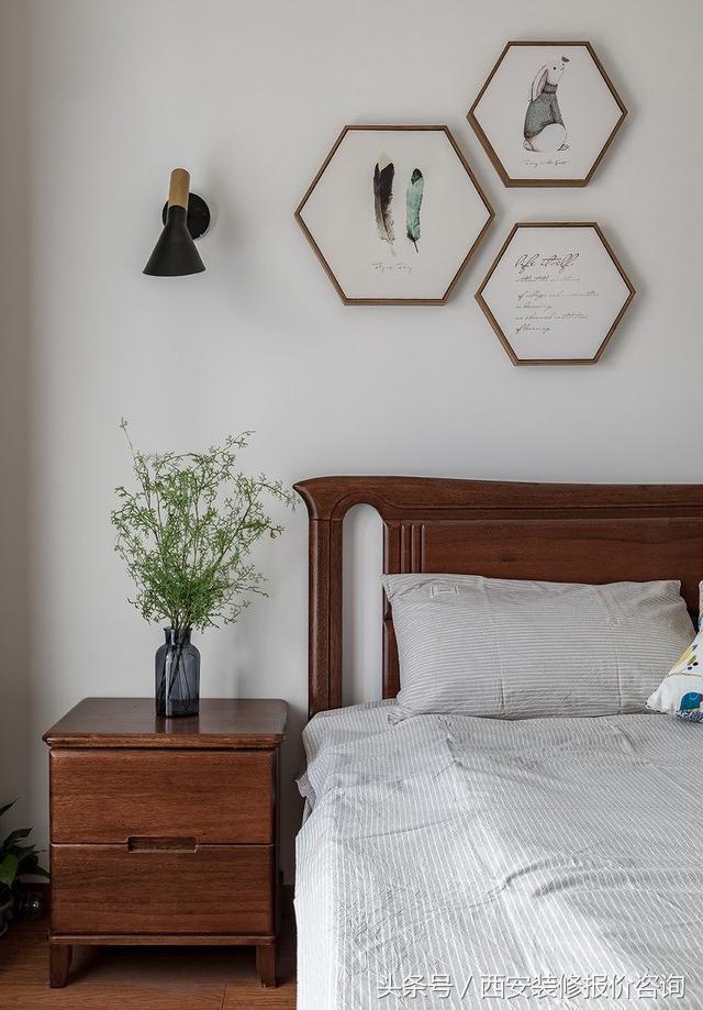 三室兩廳簡歐風裝修，老婆花6萬半包給裝修公司，最后效果超贊，很溫馨。