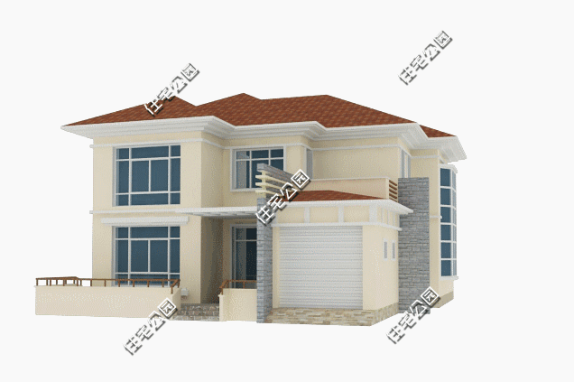 14.1X15.8米農村二層自建房，帶車庫，造價不高，實用才是關鍵。