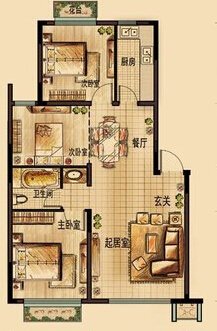 92平米房子花4萬裝修成現(xiàn)代簡約，讓人眼前一亮！