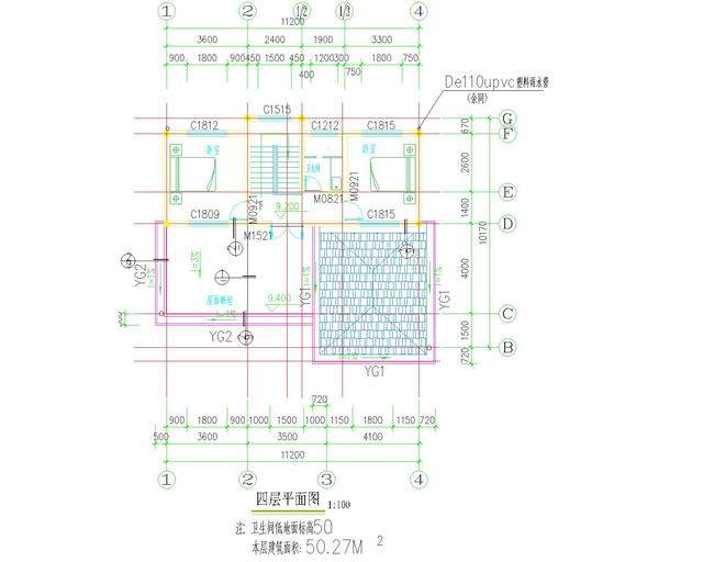 宅基地小就建高一些，今日推薦130平方米四層農村自建別墅設計圖