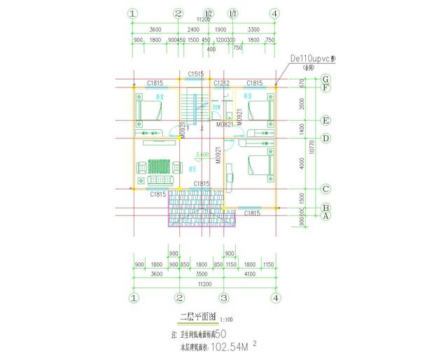 宅基地小就建高一些，今日推薦130平方米四層農村自建別墅設計圖