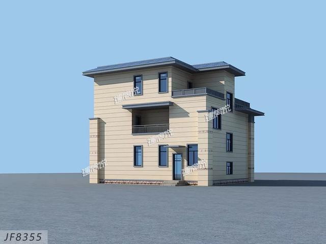 三層新中式別墅設計圖，實用性好，完全符合自身的居住要求