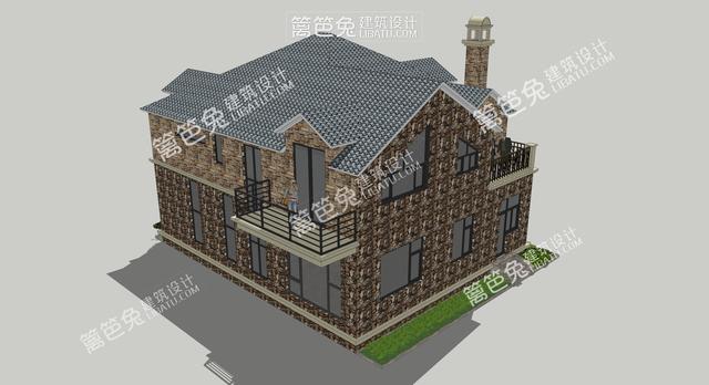 10.8米X13米兩層別墅設(shè)計(jì)圖，實(shí)用且美觀大氣，北方再適合不過的戶型
