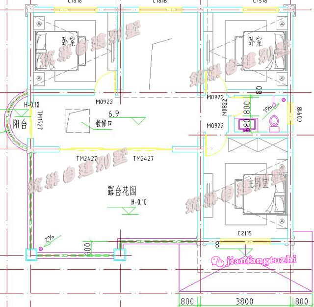 分享3款三層農村自建別墅設計圖紙，外觀造型簡約，造價經濟，施工簡單