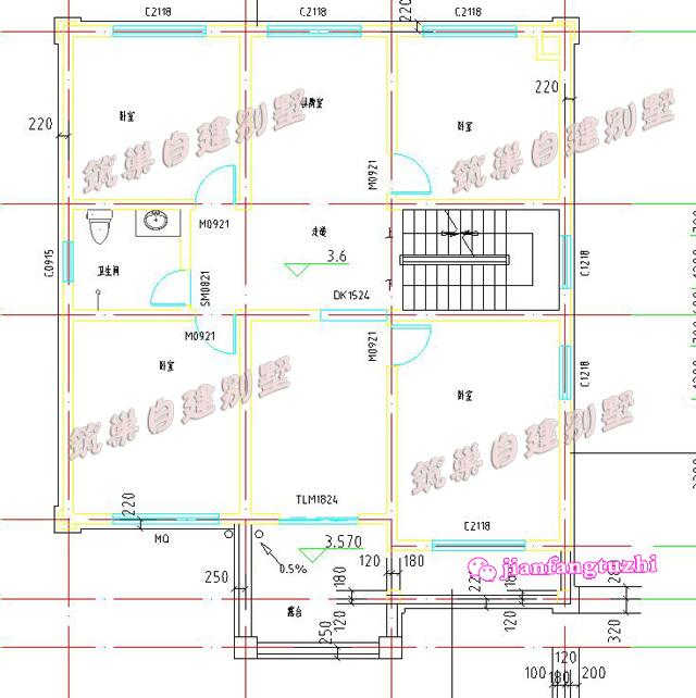 分享3款三層農村自建別墅設計圖紙，外觀造型簡約，造價經濟，施工簡單