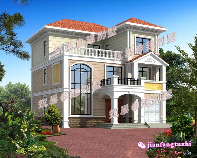 分享3款三層農村自建別墅設計圖紙，外觀造型簡約，造價經濟，施工簡單