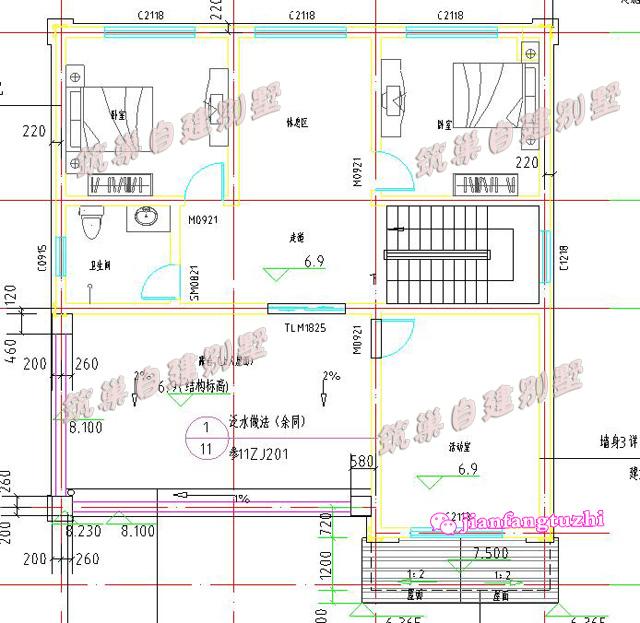 分享3款三層農村自建別墅設計圖紙，外觀造型簡約，造價經濟，施工簡單