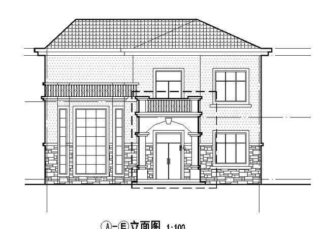 12x12米農村二層別墅設計圖，外觀簡單大氣，22萬左右就能建起主體，回村建一棟相當實惠。
