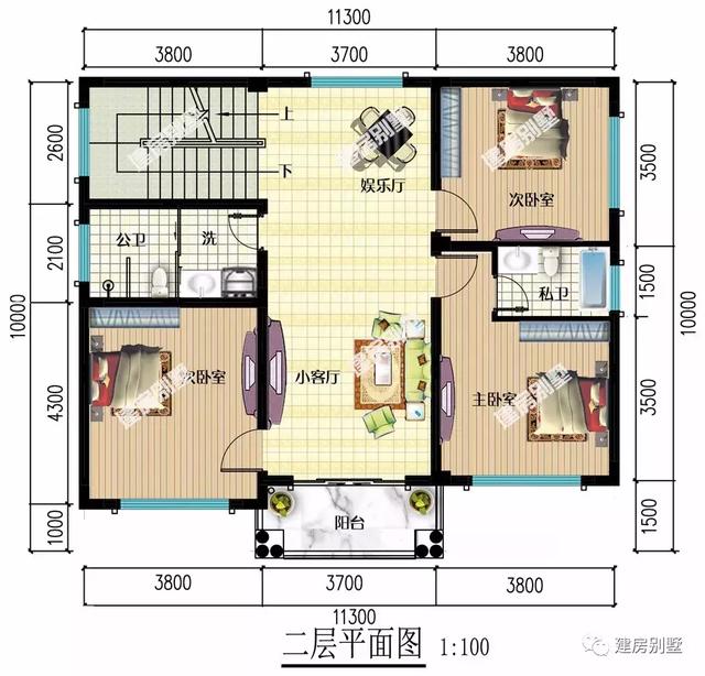 3款三層農村別墅設計圖，大氣有檔次