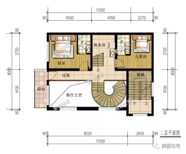 占地不到100平的農村別墅設計圖，適合宅基地小的家庭建造