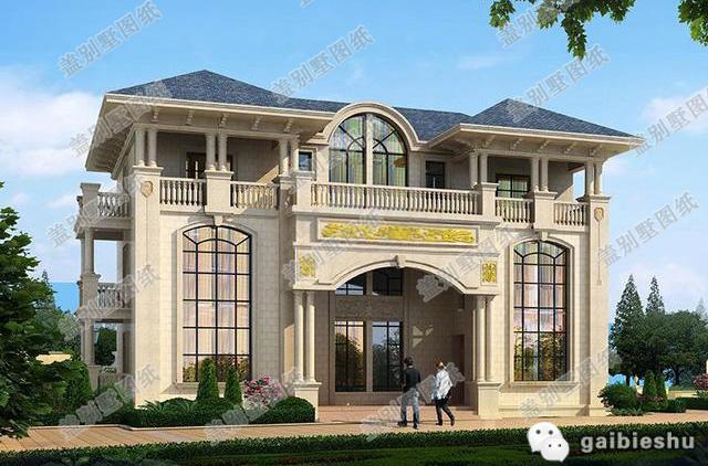 17×9米45萬三層兄弟戶雙拼別墅設計圖，戶型對稱大氣，設計獨特時尚