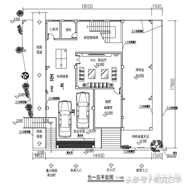 10套經典帶車庫新農村自建房設計圖分享，戶型方正實用