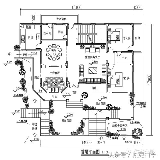 10套經典帶車庫新農村自建房設計圖分享，戶型方正實用