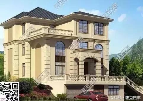 10套經典帶車庫新農村自建房設計圖分享，戶型方正實用