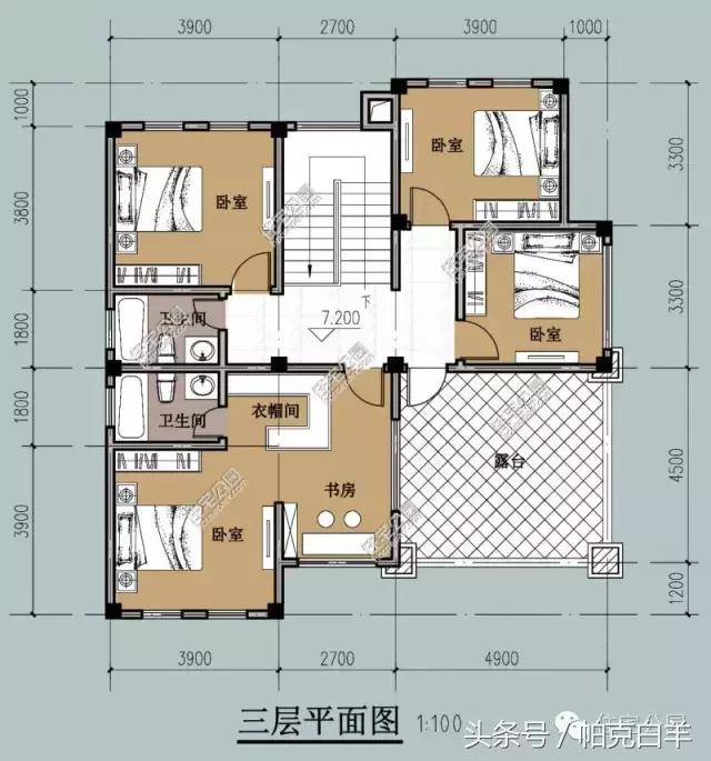 10套經(jīng)典帶車(chē)庫(kù)新農(nóng)村自建房設(shè)計(jì)圖分享，戶(hù)型方正實(shí)用
