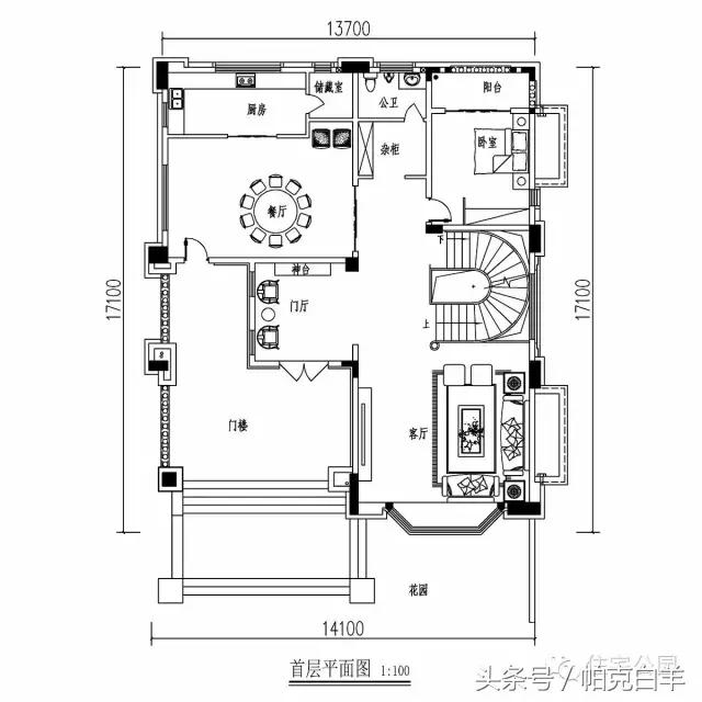 10套經(jīng)典帶車(chē)庫(kù)新農(nóng)村自建房設(shè)計(jì)圖分享，戶(hù)型方正實(shí)用