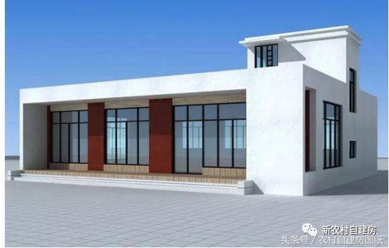 2款一層農村別墅設計圖，外表樸素簡約，內在功能齊全，造價也非常經濟