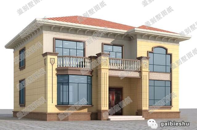 二層農村自建房設計圖紙，造型上設計特別，室內布局也符合現代人的需求