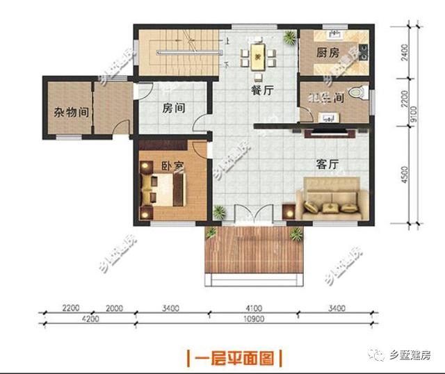2款主體造價20萬左右的別墅設計圖參考