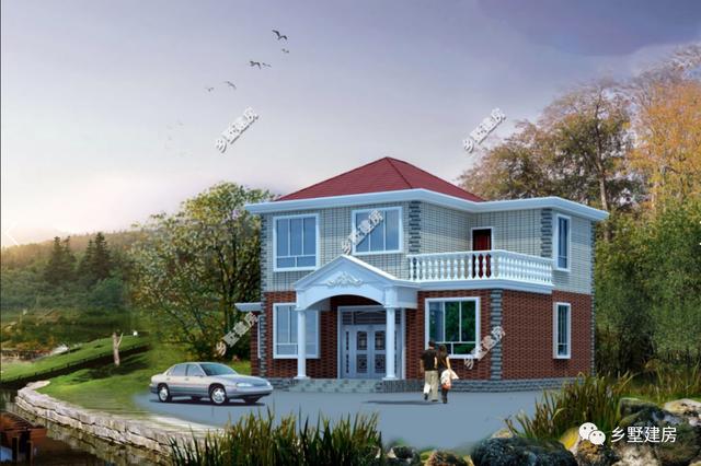 2款主體造價20萬左右的別墅設計圖參考