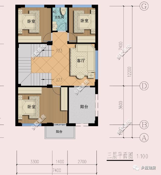 五層自建房臨街別墅設計圖，商住兩用，設計感十足
