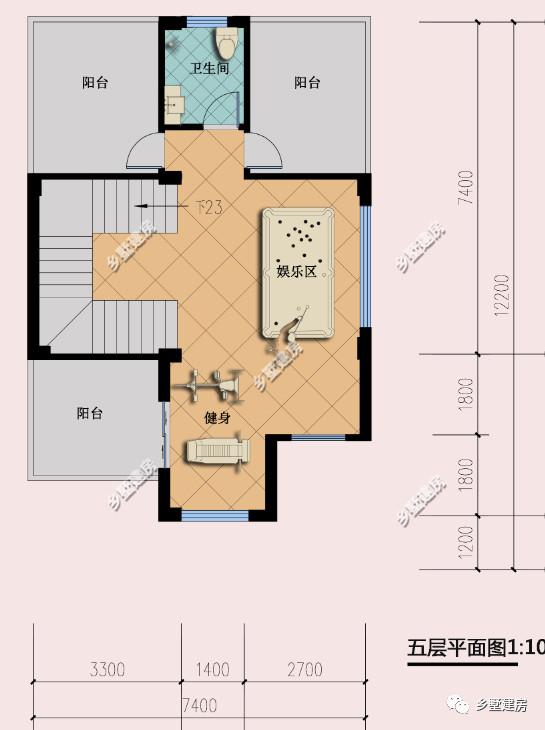五層自建房臨街別墅設計圖，商住兩用，設計感十足