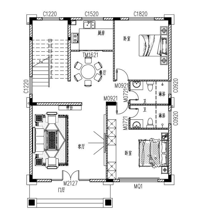 帶空中花園的歐式三層農村別墅設計圖，讓你享受高端大氣奢華的生活