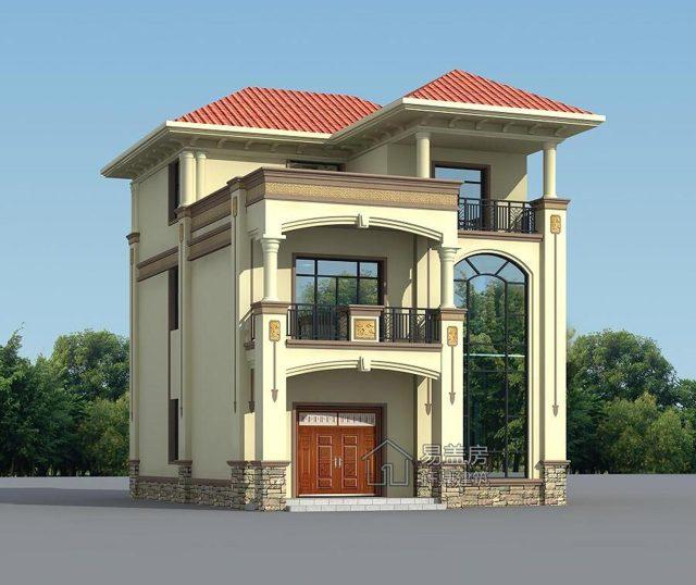 帶空中花園的歐式三層農村別墅設計圖，讓你享受高端大氣奢華的生活