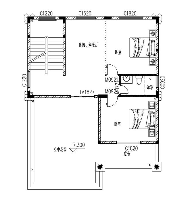帶空中花園的歐式三層農村別墅設計圖，讓你享受高端大氣奢華的生活