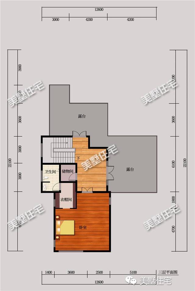 12X22米中式三層別墅設計圖，主體造價55萬，精致漂亮