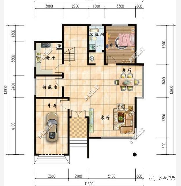 2款二層自建房別墅設計圖，喜歡建二層的朋友看一看啦