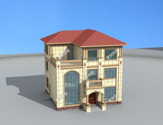 帶挑空客廳三層別墅設計圖，內(nèi)置布局非常合理，一眼看去很吸引人