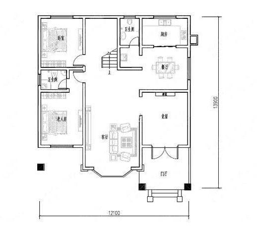 二層農(nóng)村自建房設(shè)計圖，大氣又實用，適應(yīng)性更強
