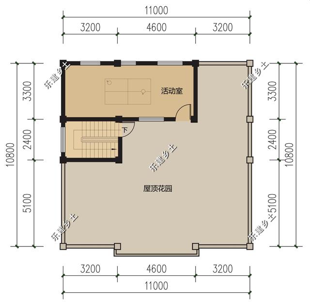 11X11米兩層半歐式別墅設計，方正大方，非常實用