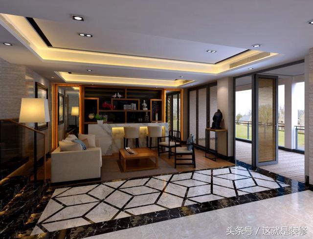 350㎡中式風格別墅設計，這才叫別墅裝修！近城不近塵