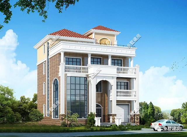 農村別墅設計圖，色系也很重要，現推薦2款流行色隨便選