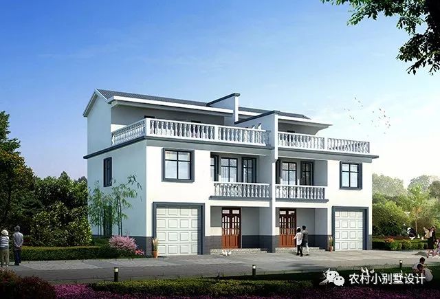 58款兄弟雙拼農村別墅圖片來襲，自建雙拼的可以參考哦