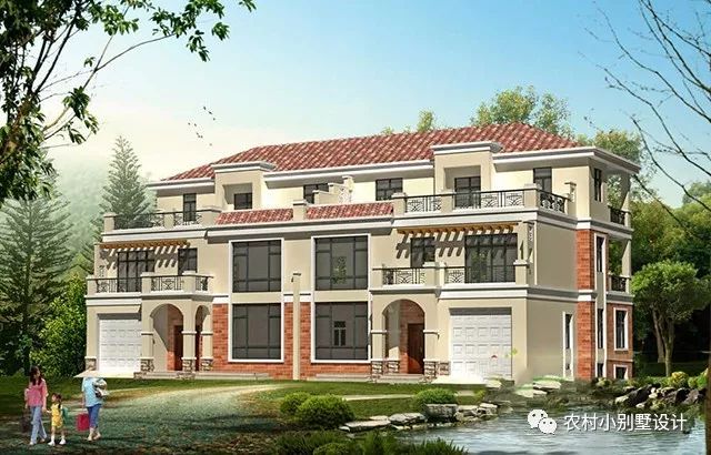 58款兄弟雙拼農村別墅圖片來襲，自建雙拼的可以參考哦