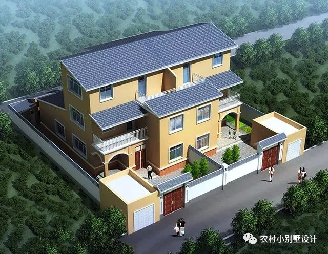 58款兄弟雙拼農村別墅圖片來襲，自建雙拼的可以參考哦