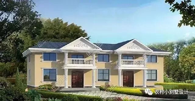 58款兄弟雙拼農村別墅圖片來襲，自建雙拼的可以參考哦