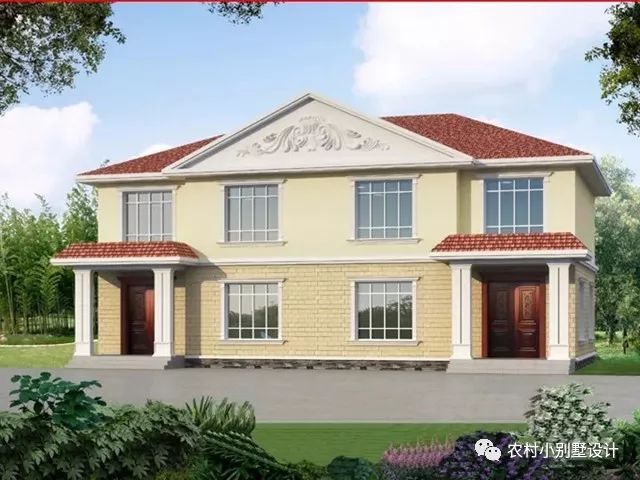 58款兄弟雙拼農村別墅圖片來襲，自建雙拼的可以參考哦