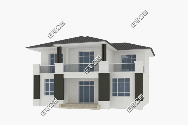 12×12米最適合農(nóng)村建的現(xiàn)代別墅設(shè)計(jì)圖，時(shí)尚靚麗，更符合年輕人的審美