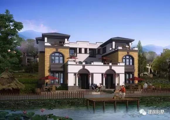 8款新中式自建別墅設計圖，配上中式風格的內裝，在農村很受歡迎